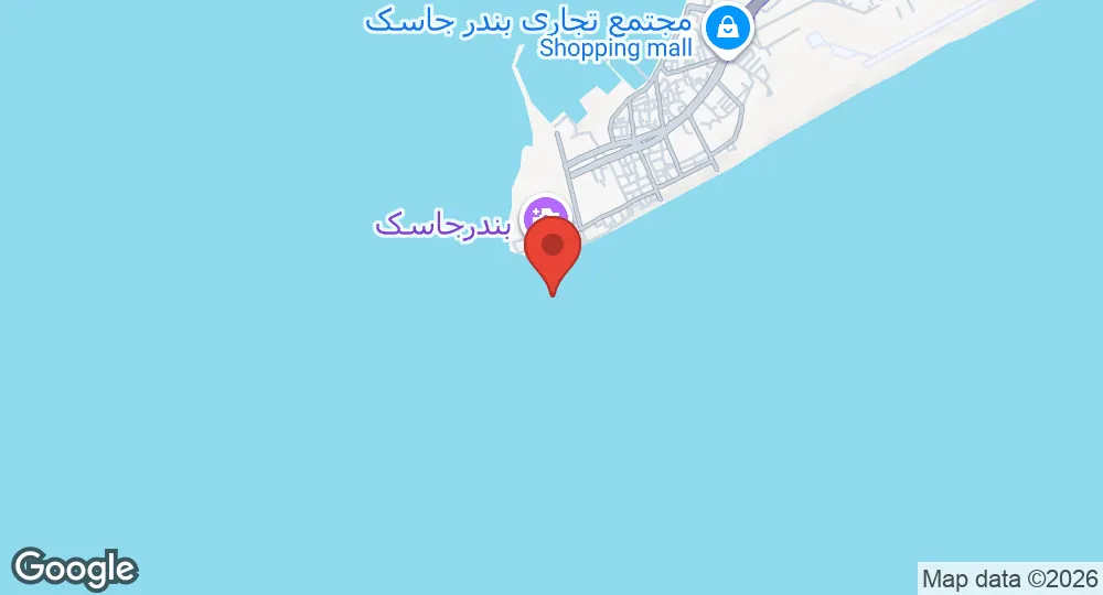 Map of Jask Naval Base