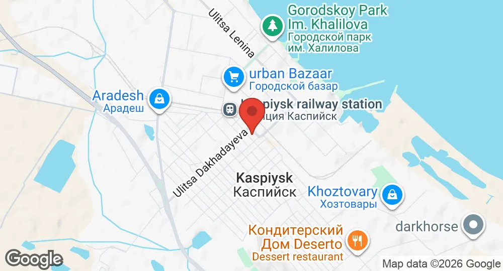 Map of Kaspiysk Naval Base