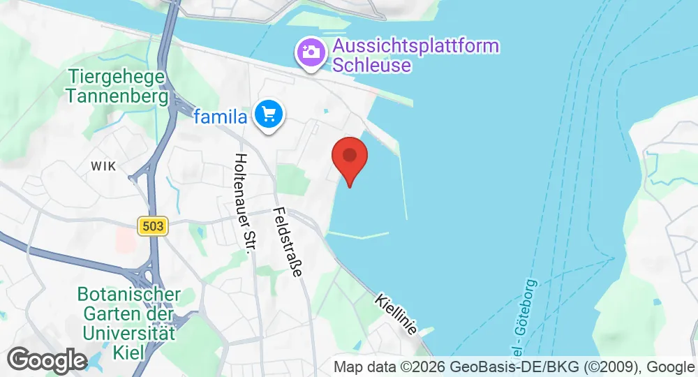 Map of Kiel Naval Base