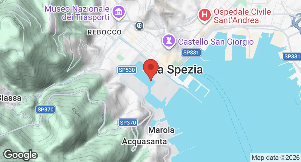 Map of La Spezia Naval Base
