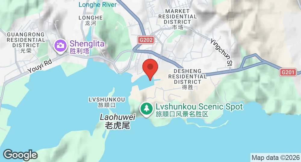 Map of Lüshun Naval Base