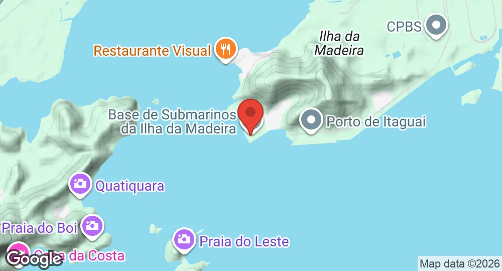 Map of Madeira Island Submarine Base