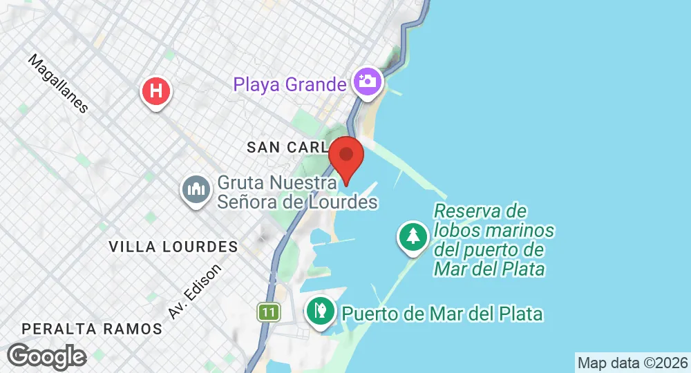 Map of Mar del Plata Naval Base