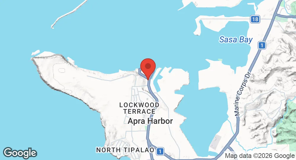 Map of Naval Base Guam