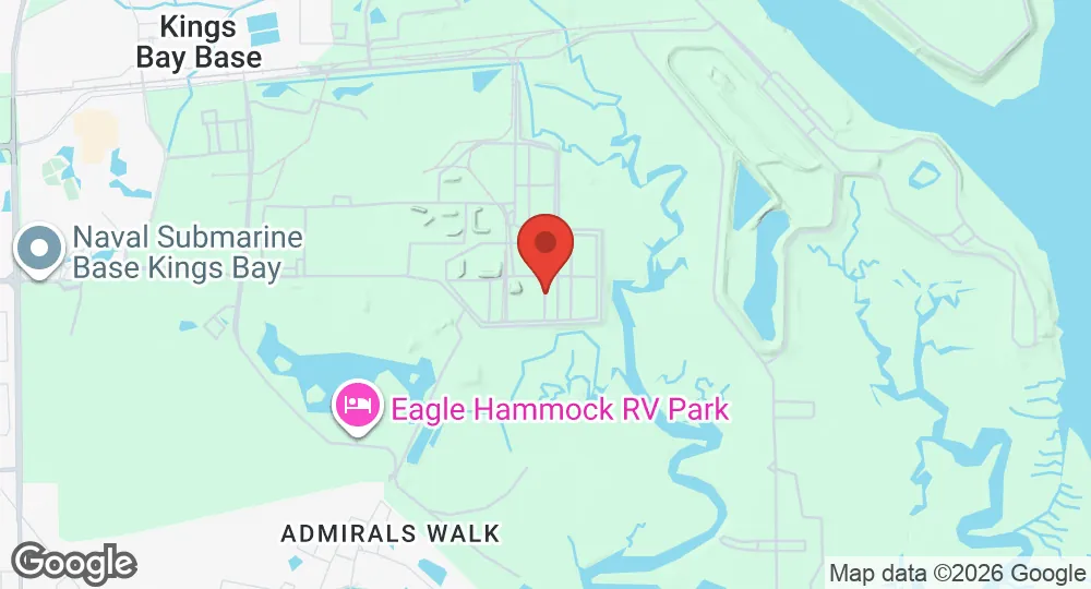 Map of Naval Submarine Base Kings Bay