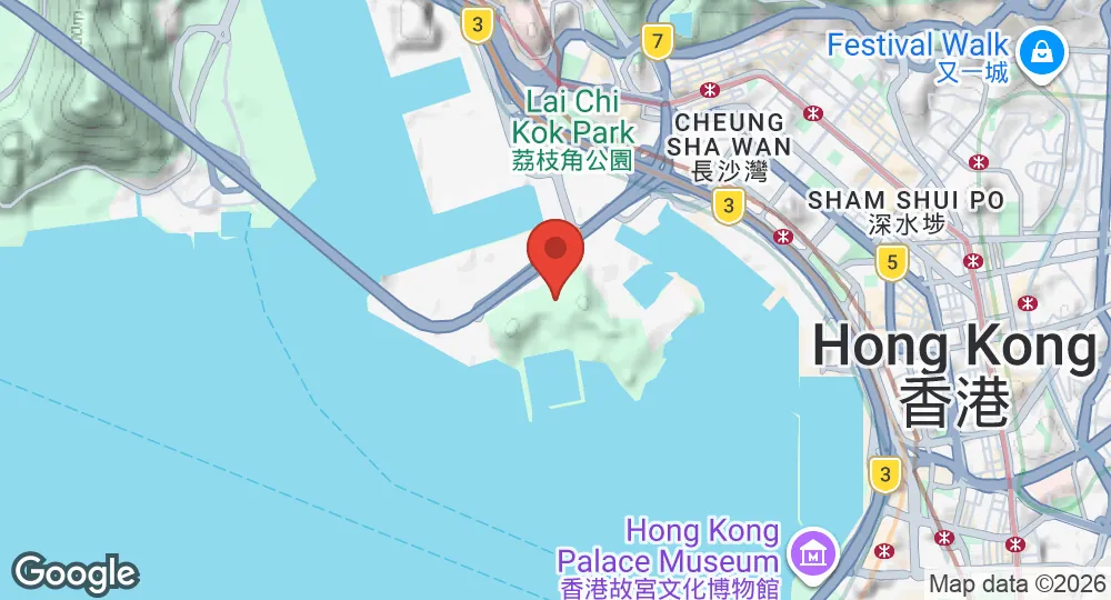 Map of Ngong Shuen Chau Naval Base