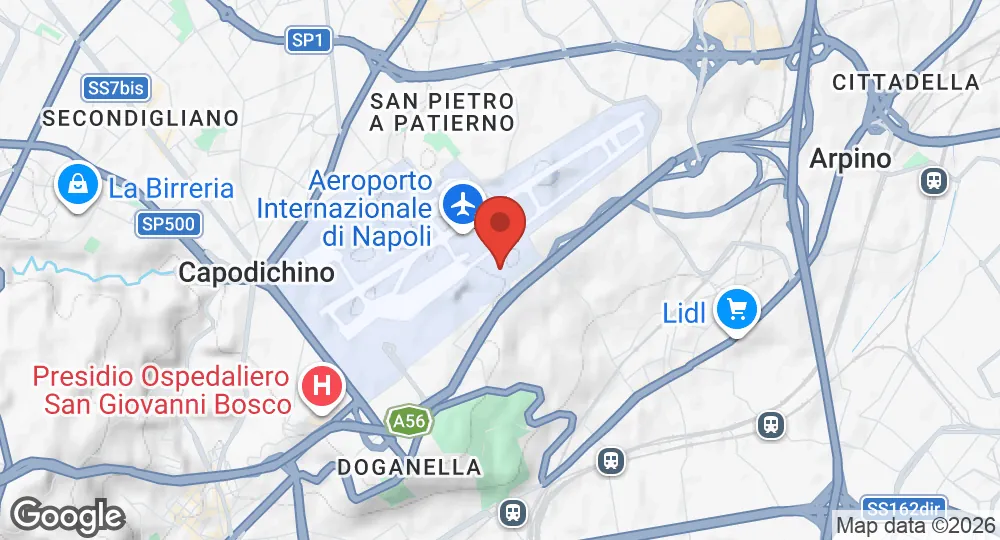 Map of Naval Support Activity Naples