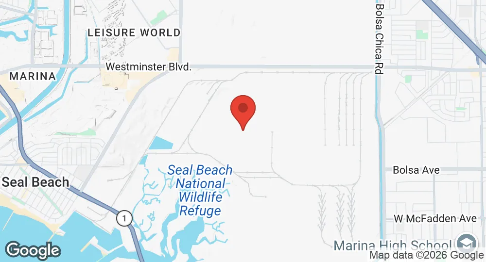Map of Naval Weapons Station Seal Beach