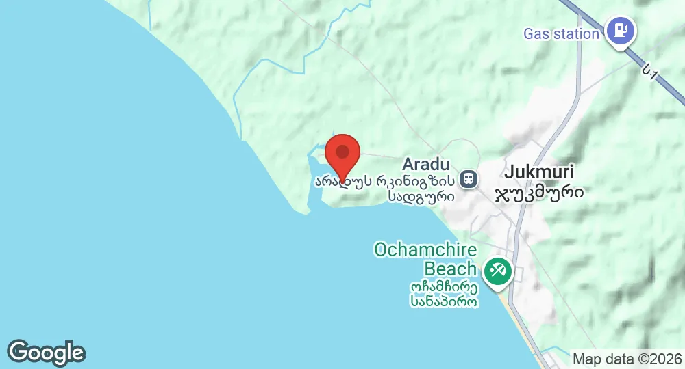Map of Ochamchire Naval Base