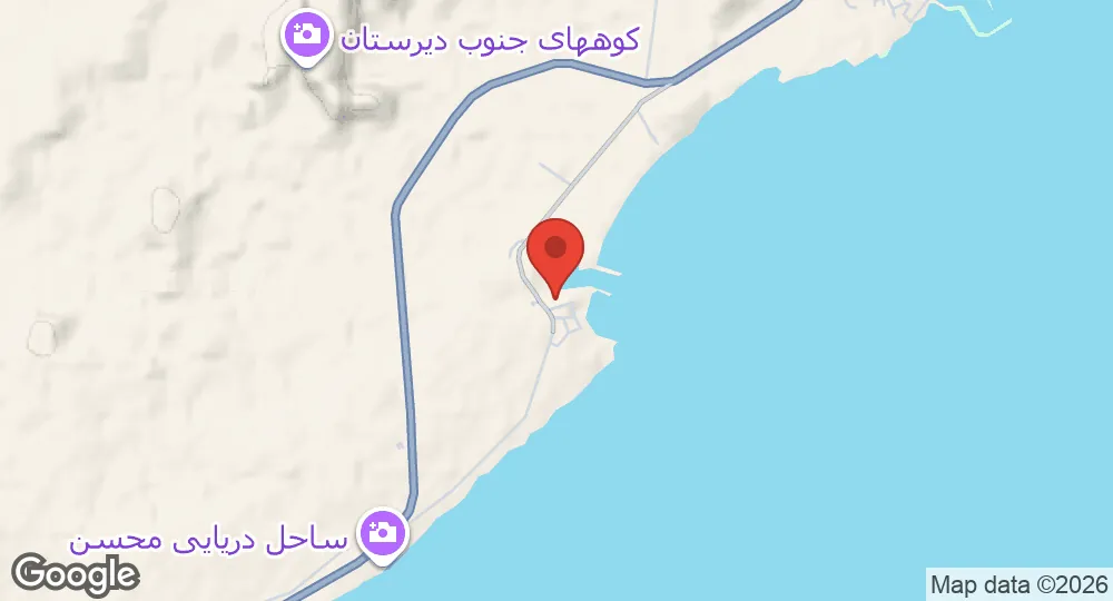 Map of Qeshm Naval Base