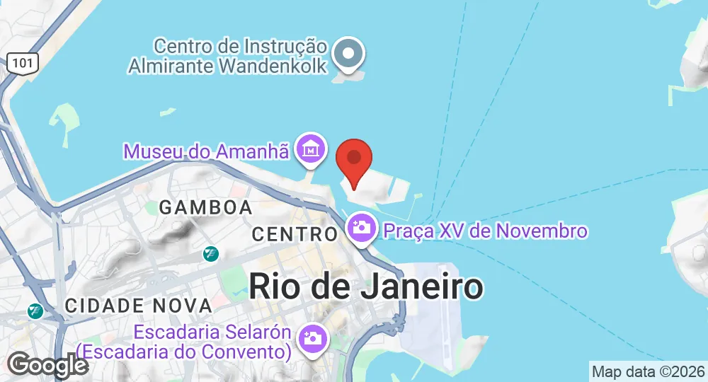 Map of Rio de Janeiro Navy Arsenal