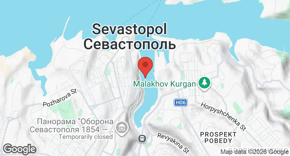 Map of Sevastopol Naval Base