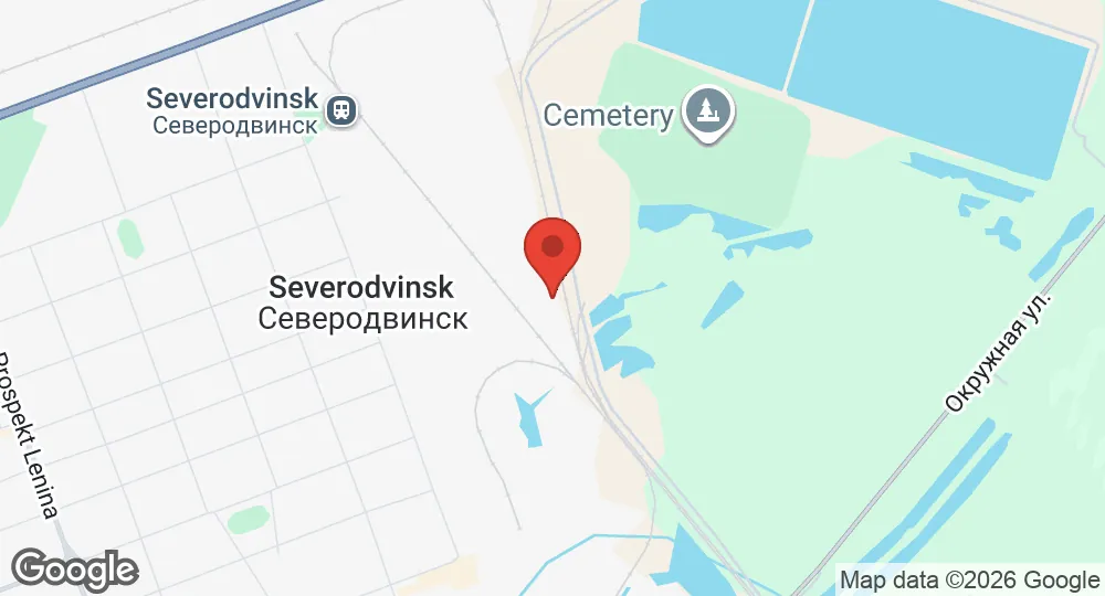 Map of Severodvinsk Naval Base