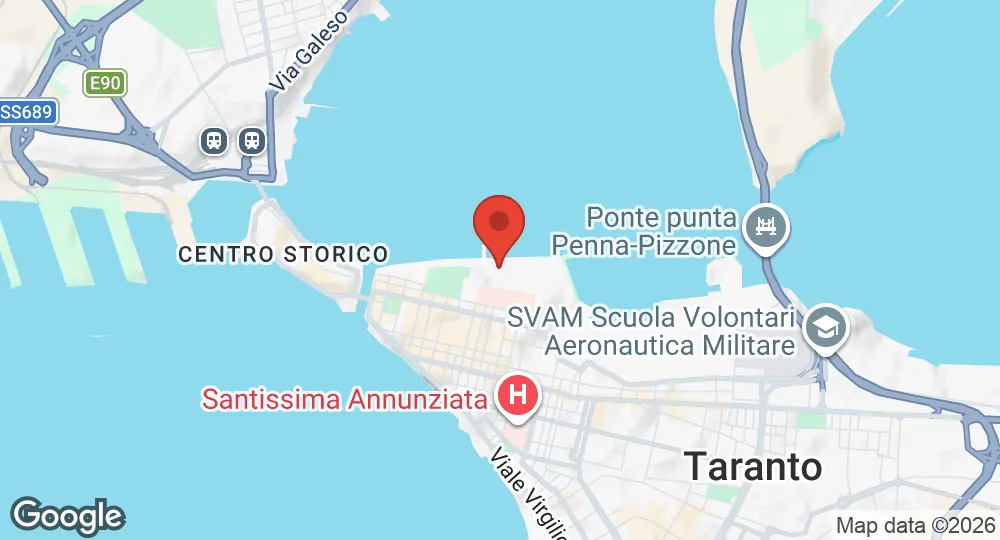 Map of Taranto Naval Base
