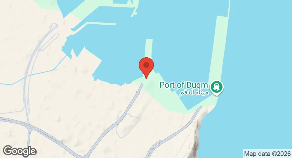 Map of UK Joint Logistics Support Base Duqm