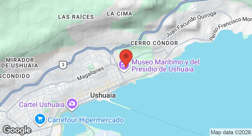 Map of Ushuaia Naval Base