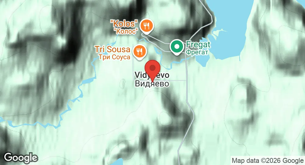 Map of Vidyayevo Naval Base