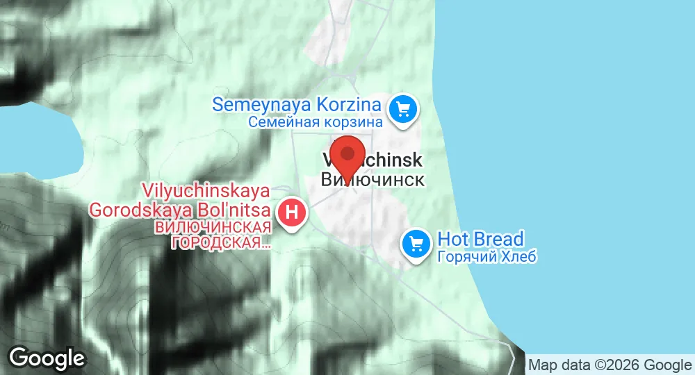 Map of Vilyuchinsk Naval Base