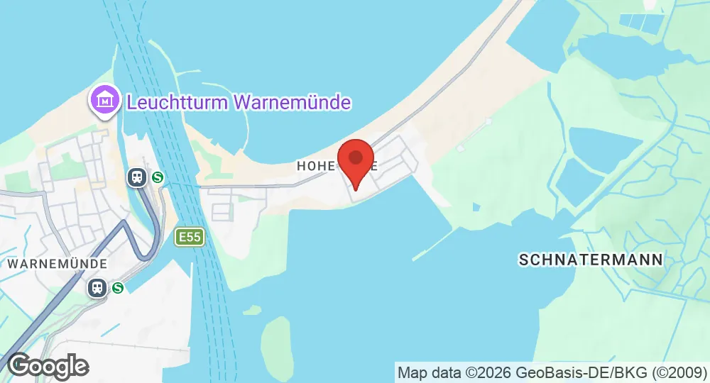 Map of Warnemünde Naval Base