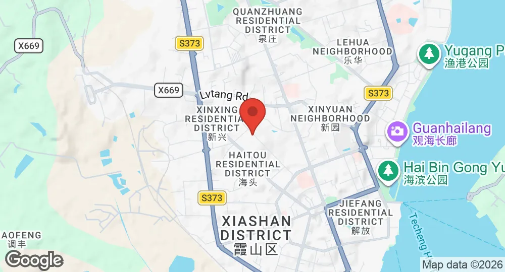 Map of Zhanjiang Naval Base