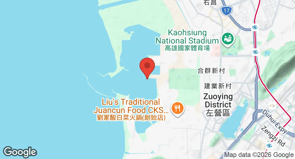 Map of Zuoying Naval Base