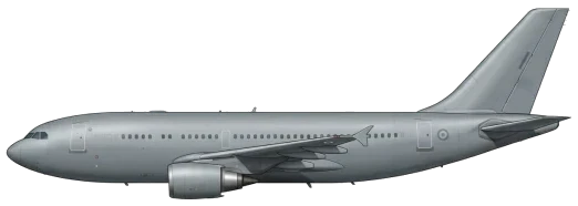 Airbus A310 MRTT military special mission aircraft side profile drawing