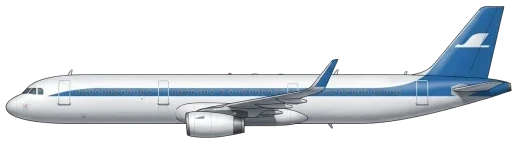 Airbus A321 profile drawing