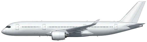 Airbus A350 profile drawing