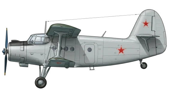 An-2 Colt profile drawing
