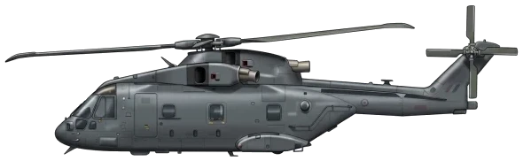 AW101 profile drawing