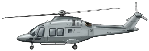 AW169 profile drawing