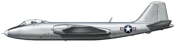 B-57 Canberra profile drawing