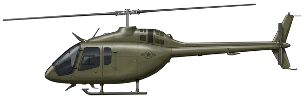 505 Jet Ranger X profile drawing