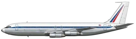 Boeing 707 profile drawing
