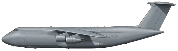 C-5 Galaxy profile drawing
