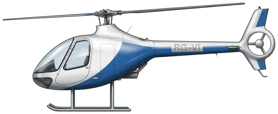 Guimbal Cabri G2 profile drawing
