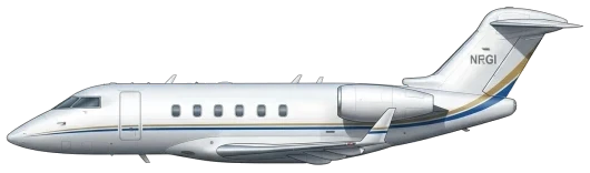 CL-600 Challenger profile drawing