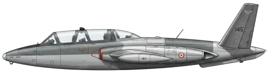 CM 170 Magister profile drawing