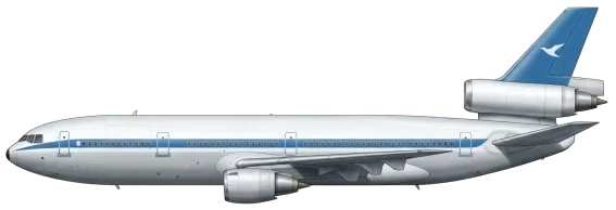 McDonnell Douglas DC-10 profile drawing