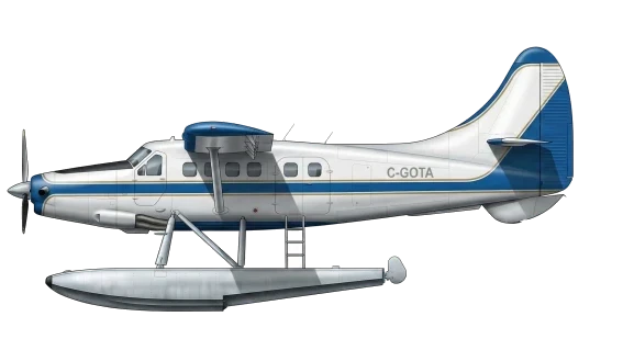 DHC-3 Otter profile drawing