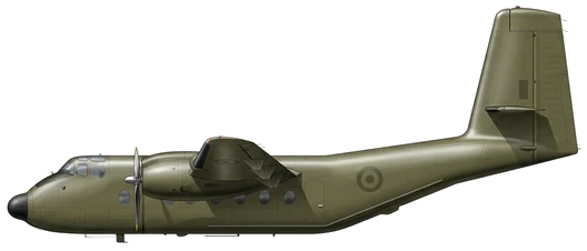 DHC-4 Caribou profile drawing