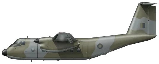 DHC-5 Buffalo profile drawing