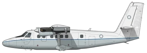 DHC-6 Twin Otter profile drawing