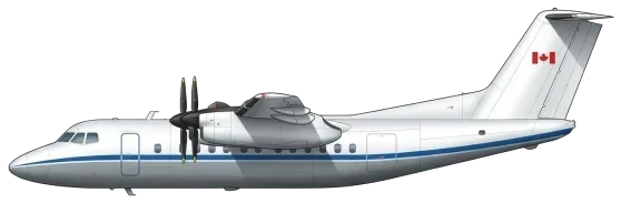 DHC-7 Dash 7 profile drawing