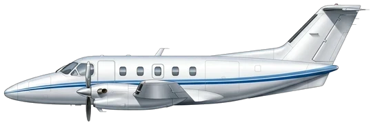EMB 121 Xingu profile drawing