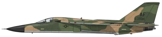 F-111 Aardvark profile drawing