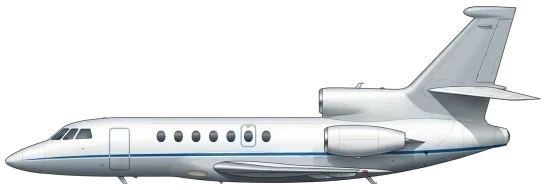 Falcon 50 profile drawing
