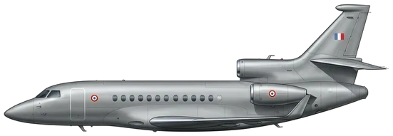 Falcon 7X profile drawing