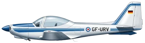 Grob G-115 profile drawing