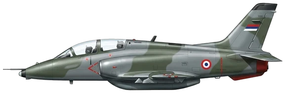 Soko G-4 Super Galeb profile drawing